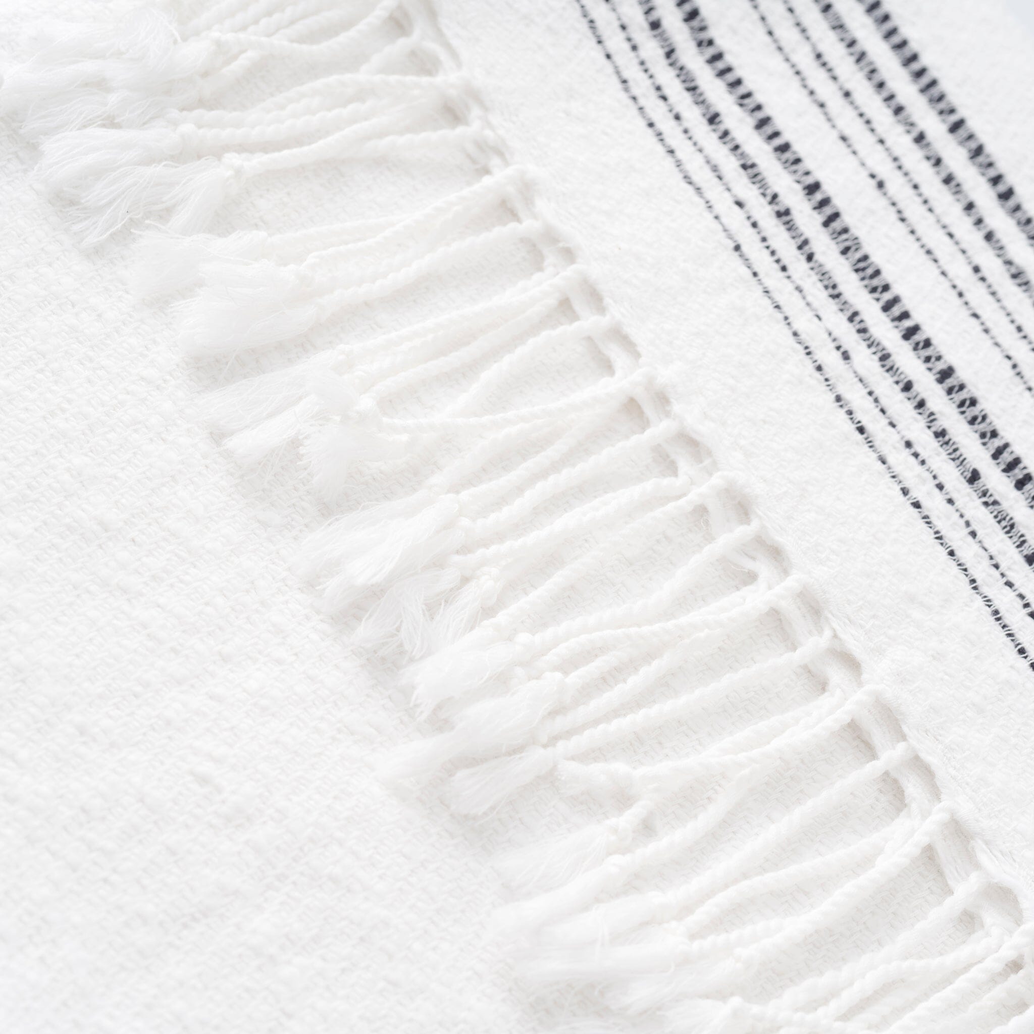 Hand-loomed Turkish Cotton Towel - Natural –