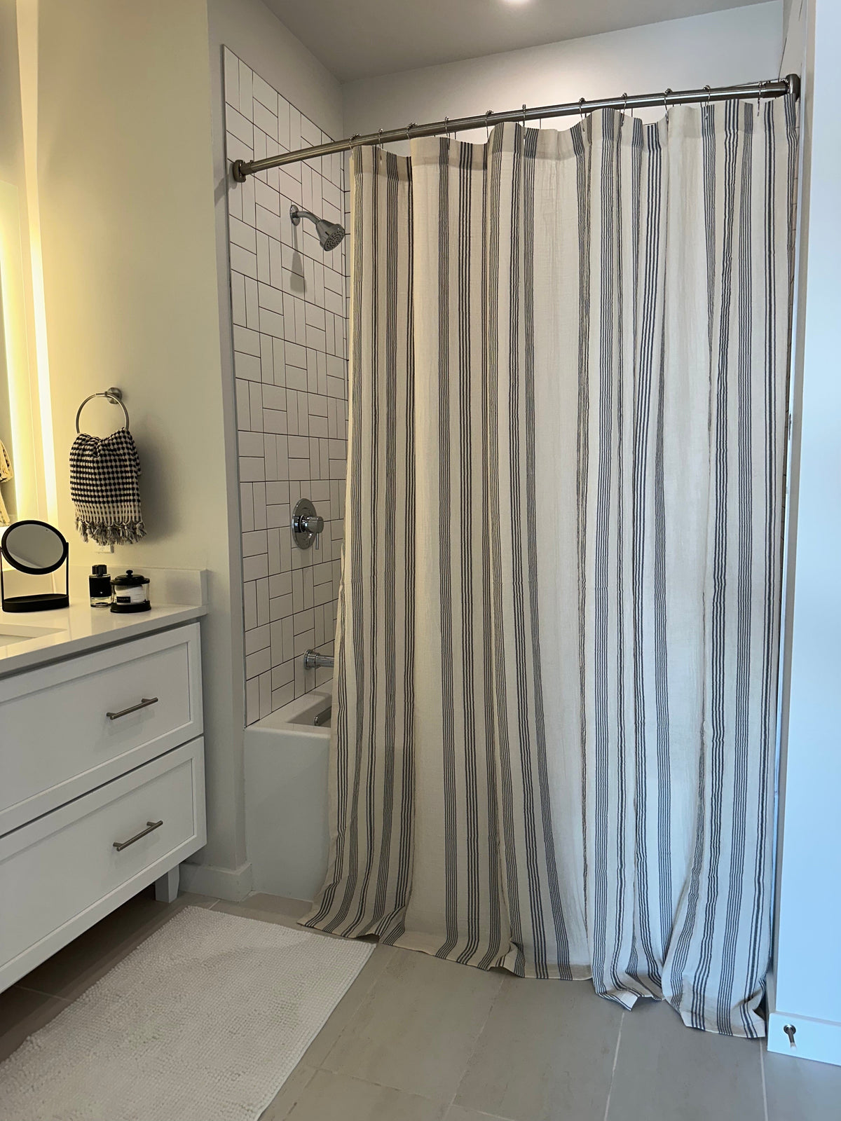 Soho supersoft shower curtain