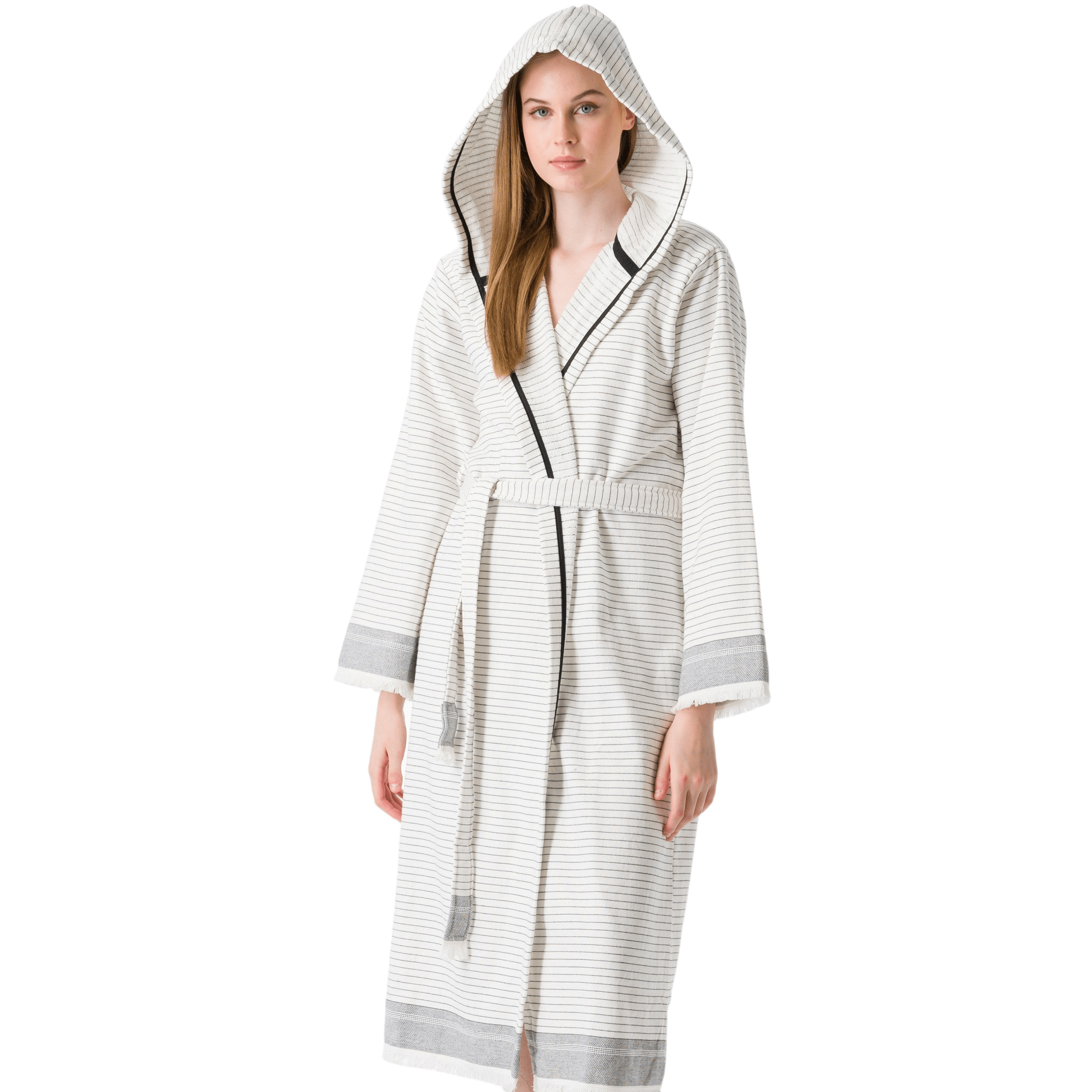 Family Bathrobe selling Set Camilla Yellow-Anthracite, Turkısh Bathrobe, Turkıs Towel Robe