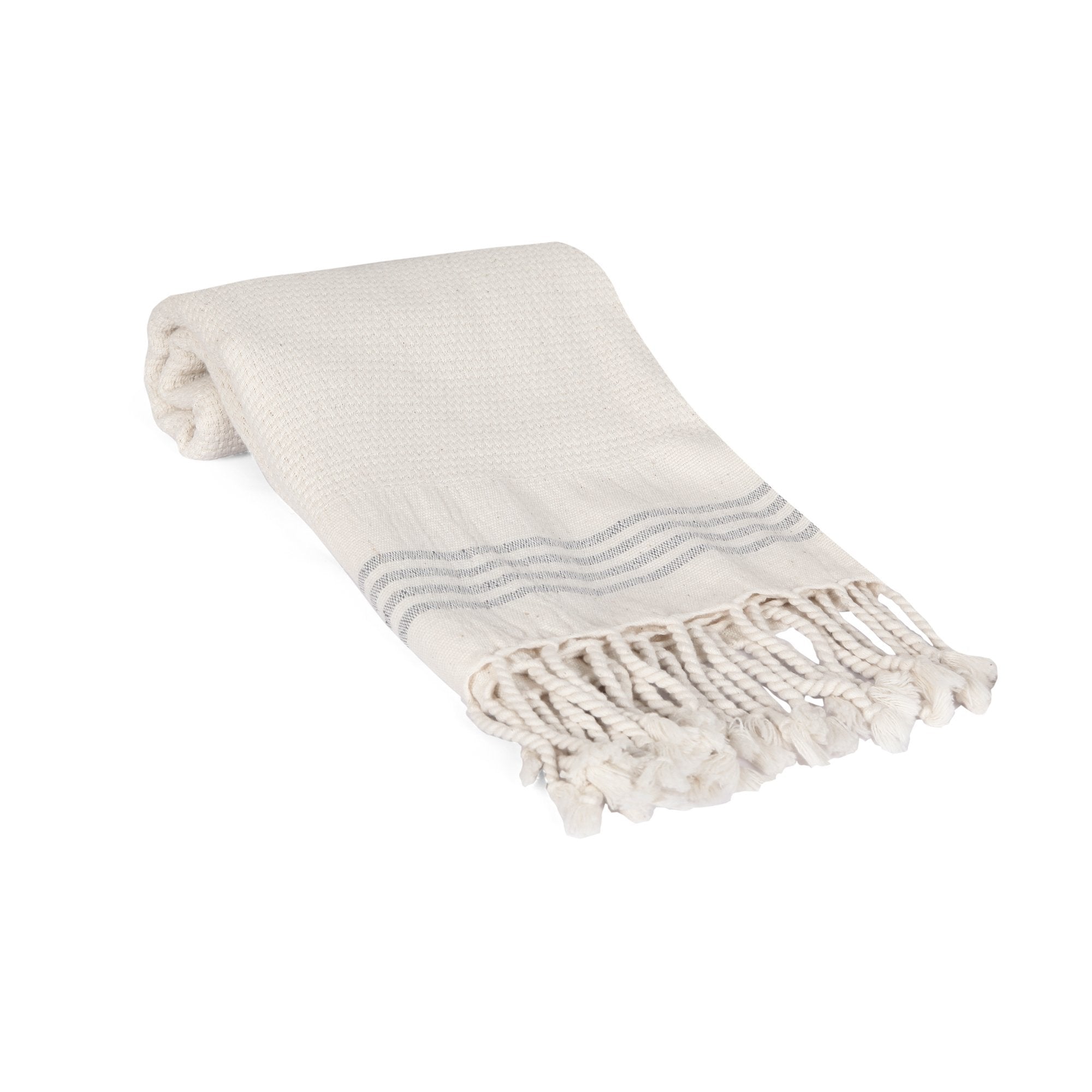 Hydro Turkish Hand Towel - Olive and Linen