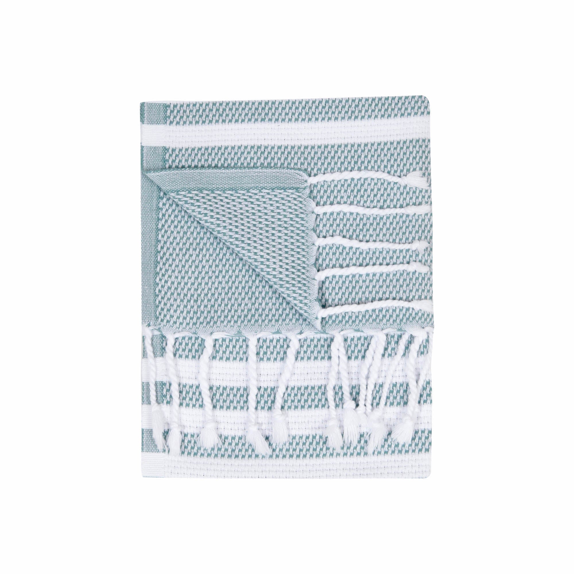 Eversoft Turkish Towel - Olive and Linen