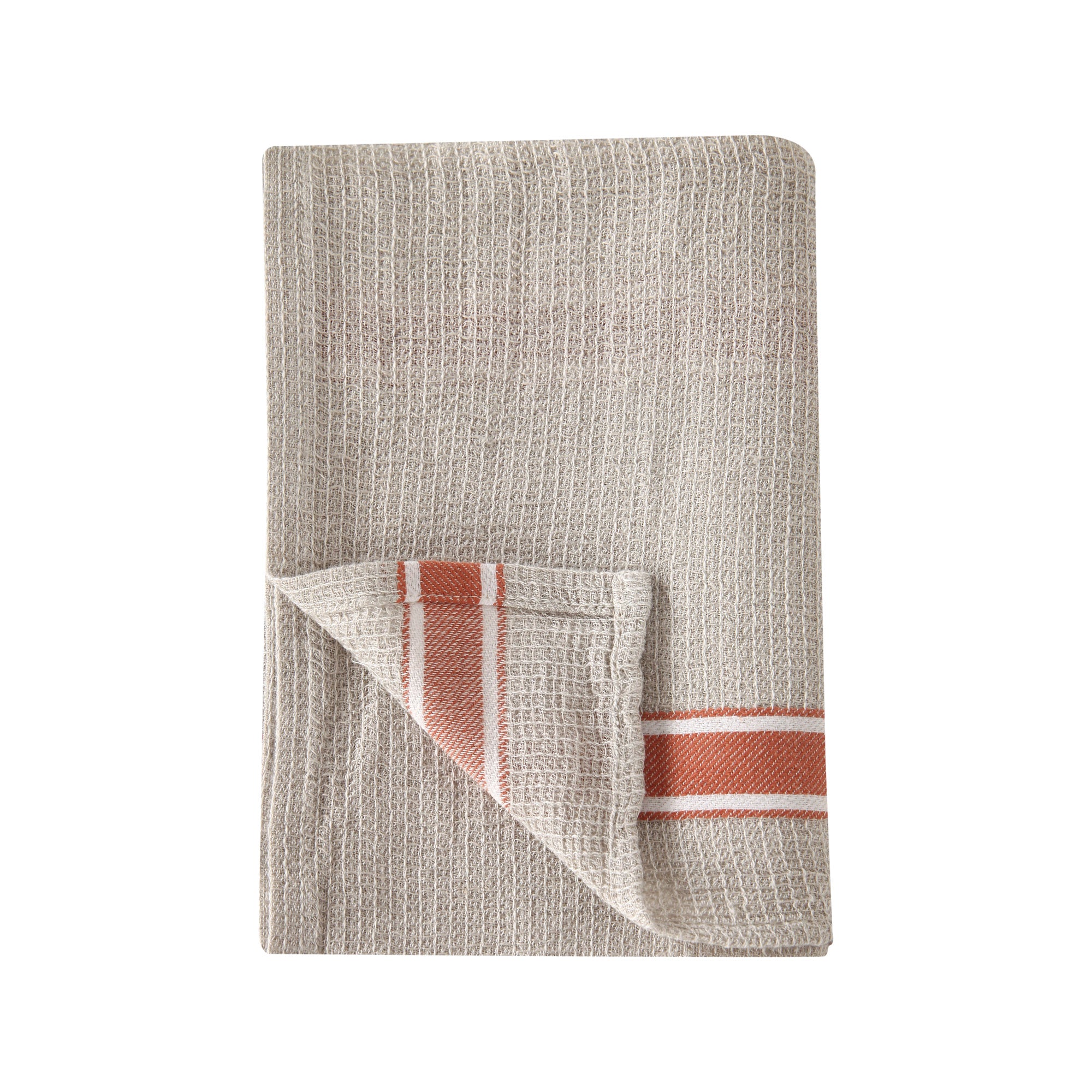 Rustic Kitchen Towel Set of 5 - Olive and Linen