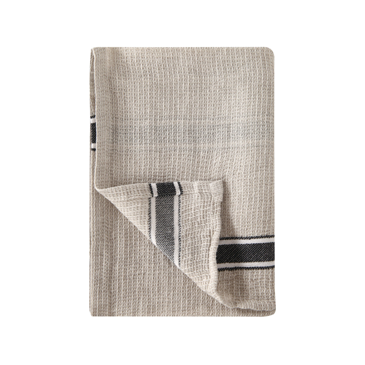 Bold Stripe Linen Rust Kitchen Towels - Set of 2 – CouleurNature