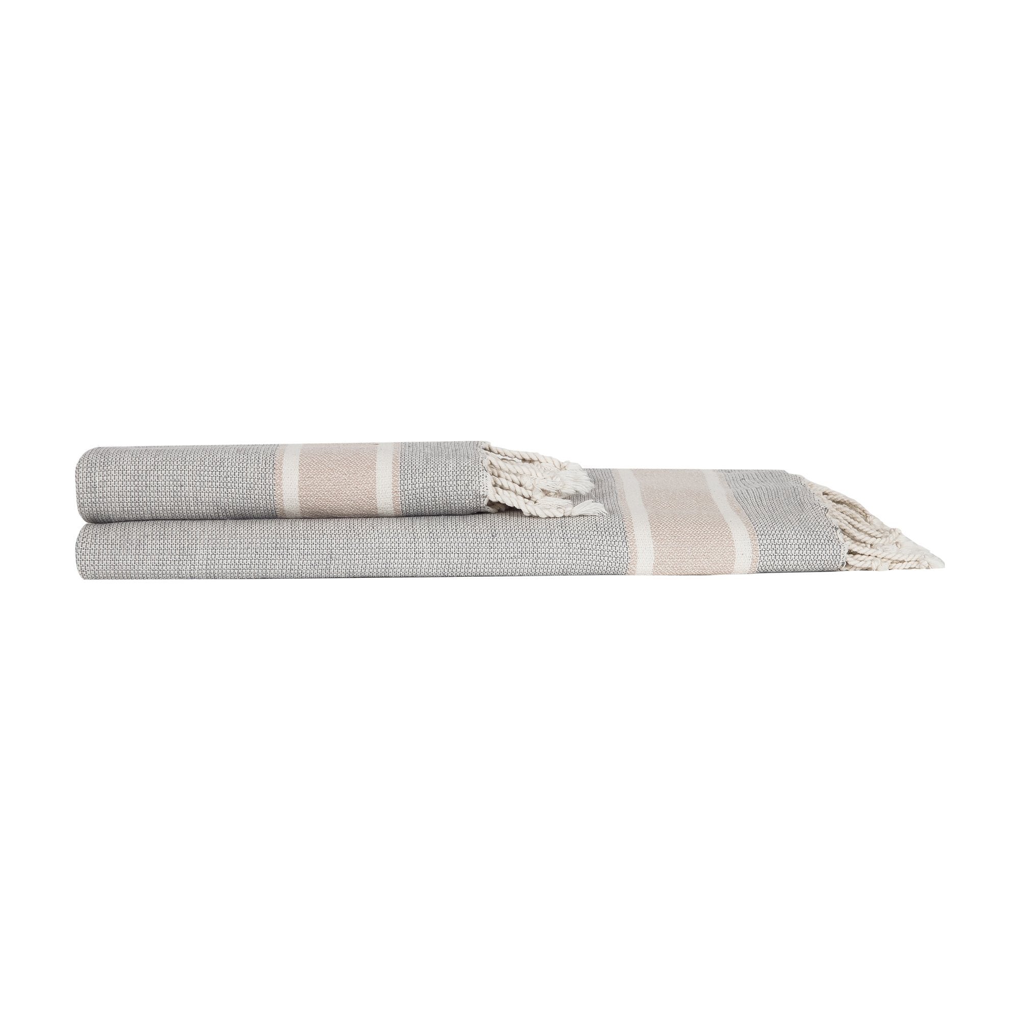 Terra Turkish Towel Set - Olive and Linen